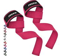 RDX Lifting Straps for Weightlifting - 100% Cotton Heavy Duty Gym Wrist Strap with 5MM Neoprene Padding, 60CM Anti-Slip Hand Grip Wraps for Deadlifts Powerlifting Workouts Strength Training, Men Women