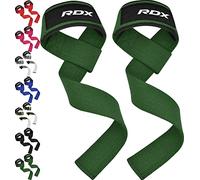 RDX Lifting Straps for Weightlifting - 100% Cotton Heavy Duty Gym Wrist Strap with 5MM Neoprene Padding, 60CM Anti-Slip Hand Grip Wraps for Deadlifts Powerlifting Workouts Strength Training, Men Women