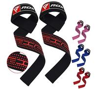 RDX Lifting Straps for Weightlifting - 100% Cotton Heavy Duty Gym Wrist Strap with 5MM Neoprene Padding, 60CM Anti-Slip Hand Grip Wraps for Deadlifts Powerlifting Workouts Strength Training, Men Women