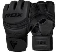 RDX MMA Gloves for Grappling Martial Arts Training, D. Cut Open Palm Maya Hide Leather Sparring Mitts, Perfect for Cage Fighting, Adults & Kids Combat Sports, Punching bag, Muay Thai and Kickboxing