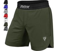 RDX MMA Shorts for Training and Kick Boxing, Trunks for Bodybuilding Cage Fighting Muay Thai BJJ Grappling and Combat Sports, Adult & Kids Workout Clothing Inner Pocket and Drawstring for Martial Arts
