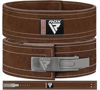 RDX Powerlifting Belt for Weight Lifting, Approved by IPL and USPA, Lever Buckle Gym Training Leather Belt 10mm Thick 4 inches Lumbar Back Support Men Women Bodybuilding Deadlifts