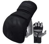 RDX Pro MMA Hybrid Sparring Gloves, Maya Hide Leather, Open Ventilated Palm, Padded Mitts Martial Arts Kickboxing Muay Thai Training Cage, Men Adult, Punching Bag and Pads workout