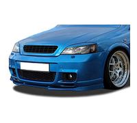 RDX Racedesign Front Spoiler VARIO-X, 4cm High, Made of Polyurethane (PU), for Opel Astra G with TÜV
