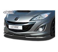 RDX Racedesign Front spoiler Vario-X compatible with Mazda 3 MPS (BL) 2009-2012 (PU)