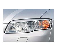 RDX Racedesign Head light spoilers compatible with Audi A4 B7 2005-2008 (ABS)
