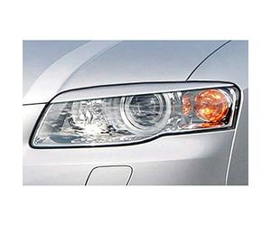 RDX Racedesign Head light spoilers compatible with Audi A4 B7 2005-2008 (ABS)