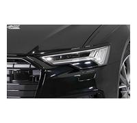 Head light spoilers compatible with Audi A6 (C8) Sedan/Avant 2018- (ABS)