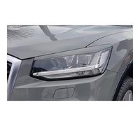 RDX Racedesign Head light spoilers compatible with Audi Q2 (GA) 2016- (ABS)