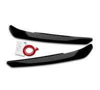 RDX Racedesign Head light spoilers compatible with Audi Q3 (F3) incl. Sportback 2019- (ABS Gloss Black)