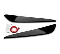 RDX Racedesign Head light spoilers compatible with BMW 2-Series Gran Coupe (F44) 2019- (ABS Gloss Black)