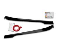 RDX Racedesign Head light spoilers compatible with BMW 3-Series G20/G21 Sedan/Touring 2019- (ABS Gloss Black)