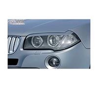 RDX Racedesign - Headlight spoilers compatible with BMW X3 E83 2004-2010 (ABS), Unlackiert
