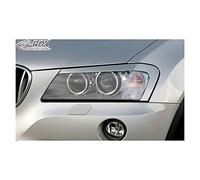 RDX Racedesign Head light spoilers compatible with BMW X3 F25 2010-2014 (ABS)