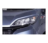 RDX Racedesign Head light spoilers compatible with Citroën Jumper & Fiat Ducato & Peugeot Boxer 2014- / Opel Movano 2021- / Toyota Proace Max 2024- (ABS)