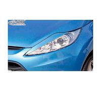 RDX Racedesign Head light spoilers compatible with Ford Fiesta VII 2008-2012 (ABS)