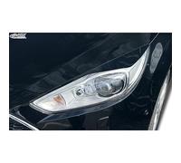 RDX Racedesign Head light spoilers compatible with Ford Focus III Facelift 2014-2018 (ABS)