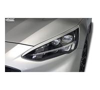 RDX Racedesign Head light spoilers compatible with Ford Focus IV Hatchback/Wagon/Sedan 2018-2022 (ABS)