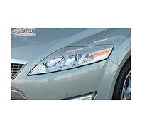 RDX Racedesign Head light spoilers compatible with Ford Mondeo 2007-2013 (ABS)