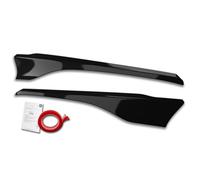 Head light spoilers compatible with Ford Transit Custom & Tourneo Custom Facelift 2018- (ABS Gloss Black)