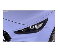 RDX Racedesign Head light spoilers compatible with Hyundai i30 2017-2021 (ABS)