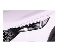 RDX Racedesign Head light spoilers compatible with Hyundai Tucson (TLE) Facelift (only LED headlights) 2018-2020 (ABS)