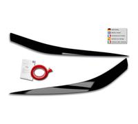 RDX Racedesign Head light spoilers compatible with Kia Ceed (CD) & ProCeed (CD) 2018- (ABS Gloss Black)