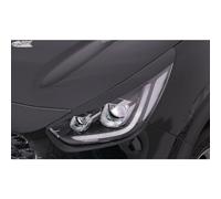RDX Racedesign Head light spoilers compatible with Kia Niro, e-Niro & Niro Plus (only with LED headlights) 2016-2022 (ABS)