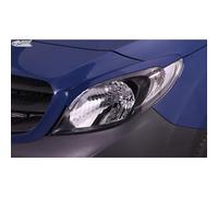 RDX Racedesign Head light spoilers compatible with Mercedes Citan (W415) (only for Halogen headlights) 2012-2021 (ABS)