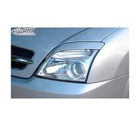 RDX Racedesign Head light spoilers compatible with Opel Vectra C 2002-2008 & Signum excl. Facelift (ABS)