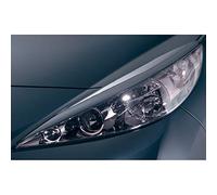 RDX Racedesign Head light spoilers compatible with Peugeot 207 2006- (ABS)
