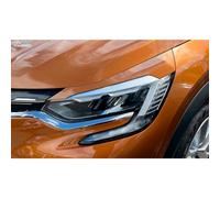 RDX Racedesign Head light spoilers compatible with Renault Captur II 2020- (ABS)