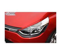 RDX Racedesign Head light spoilers compatible with Renault Clio IV 2012- (ABS)
