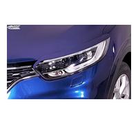 RDX Racedesign Head light spoilers compatible with Renault Kadjar 2015-2022 (ABS)