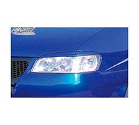RDX Racedesign Head light spoilers compatible with Seat Ibiza 6K2 1999-2002 & Cordoba 1999-2003 (ABS)