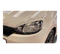 RDX Racedesign Head light spoilers compatible with Skoda Citigo 2011- (ABS)