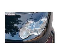 RDX Racedesign Head light spoilers compatible with Smart C450 Facelift 2003-2007 (ABS)