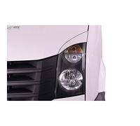RDX Racedesign Head light spoilers compatible with Volkswagen Crafter 2006-2017 (ABS)