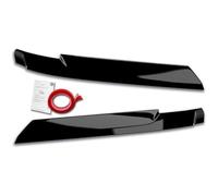 Head light spoilers compatible with Volkswagen Crafter & MAN TGE 2017- (ABS Gloss Black)