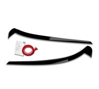 RDX Racedesign Head light spoilers compatible with Volkswagen ID.3 2020- (ABS Gloss Black)