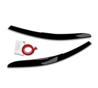 Head light spoilers compatible with Volkswagen Passat 3G B8 2014-2019 & 2019- (ABS Gloss Black)