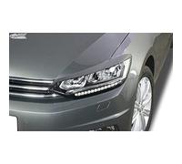 RDX Racedesign Head light spoilers compatible with Volkswagen Touran (5T) 2015- (LED) (ABS)