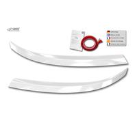 RDX Racedesign Head light spoilers compatible with Volkswagen Transporter T6.1 2021- (ABS Gloss White)
