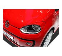 RDX Racedesign Head light spoilers compatible with Volkswagen Up! 2011- (ABS)