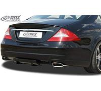 RDX Racedesign Rear bumper skirt 'Diffusor U-Diff' compatible with Mercedes CLS-Class C219 2004-2010 (PU)