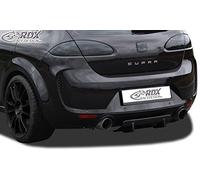 RDX Racedesign Rear bumper skirt 'Diffusor U-Diff' compatible with Seat Leon (1P) 2005-2012 (PU)