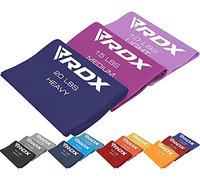 RDX Resistance Bands TPE 3 Level Set 1.5M Long, REACH RoHS CPSIA Certified, Flat Skin Friendly Thick Stretch Elastic Loop, Yoga Home Gym Fitness Workout Exercise, Ballet Pilates Legs Training Slimming