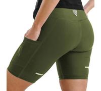 RDX Sauna Shorts Women Shapewear High Waisted Slimming Sweat Shorts above Knee Pants Mid Thigh Workout Suit Waist Trainer Weight Loss Lower Body Shaper Sweatsuit Exercise Swimming Fitness Gym