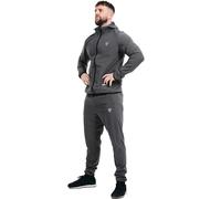 RDX Sauna Suit, REACH Compliant OEKO TEX 100 Certified, Full Body Sweat Heat Suit with Hood, Blue Back Long Sleeve, Boxing MMA Slimming Gym Running Workout Jacket, Top Trouser Men Women