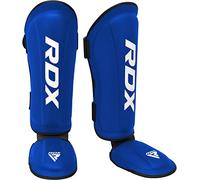 RDX Shin Guards Kickboxing Muay Thai, SATRA SMMAF Approved, Premium Maya Hide Leather, Leg Instep Protection Pads, MMA Martial Arts kicking Sparring Training Gear, BJJ Karate Boxing Taekwondo
